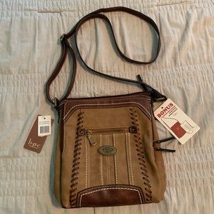 Born Concept, Chocolate color, Crossbody bag, New with tags